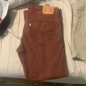 Brown and Blue Levi’s